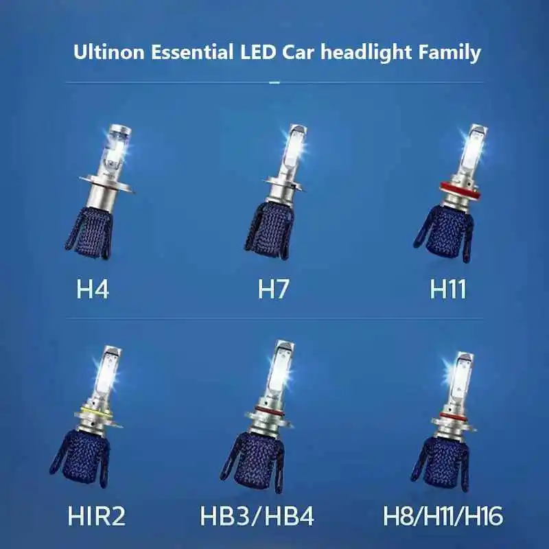 

Philips New Ultinon Essential LED H11 H8 H16 Headlight Fog Lamp Car Hi/lo Beam 6000K