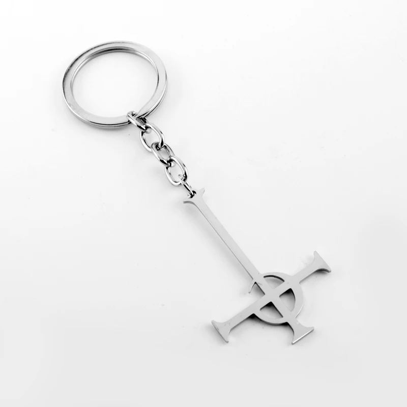 Цепочка для ключей из нержавеющей стали с изображением призрака BC | Брелки