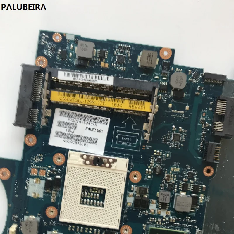 PALUBEIRA Бесплатная доставка CN-0V7G0J для DELL E6520 материнская плата ноутбука 100% ТЕСТ ОК |