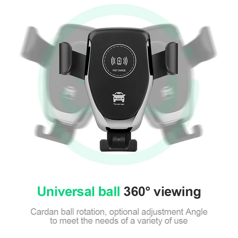 Tancredy USB беспроводное быстрое автомобильное зарядное устройство в мобильном