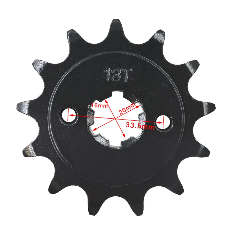 Аксессуары для мотоциклов 13T передняя 46T задняя звездочка с зубьями подходит 520 525
