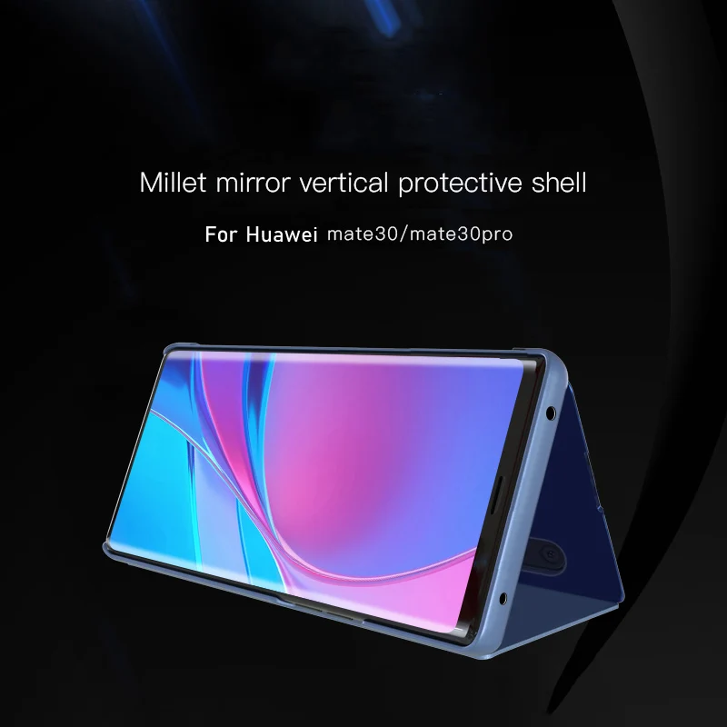 Smart Mirror Flip Phone Case For Huawei P30 P20 P10 Mate 30 20 Pro Lite P 2019 Honor 8X 9X 10 Nova 3 5 5i |