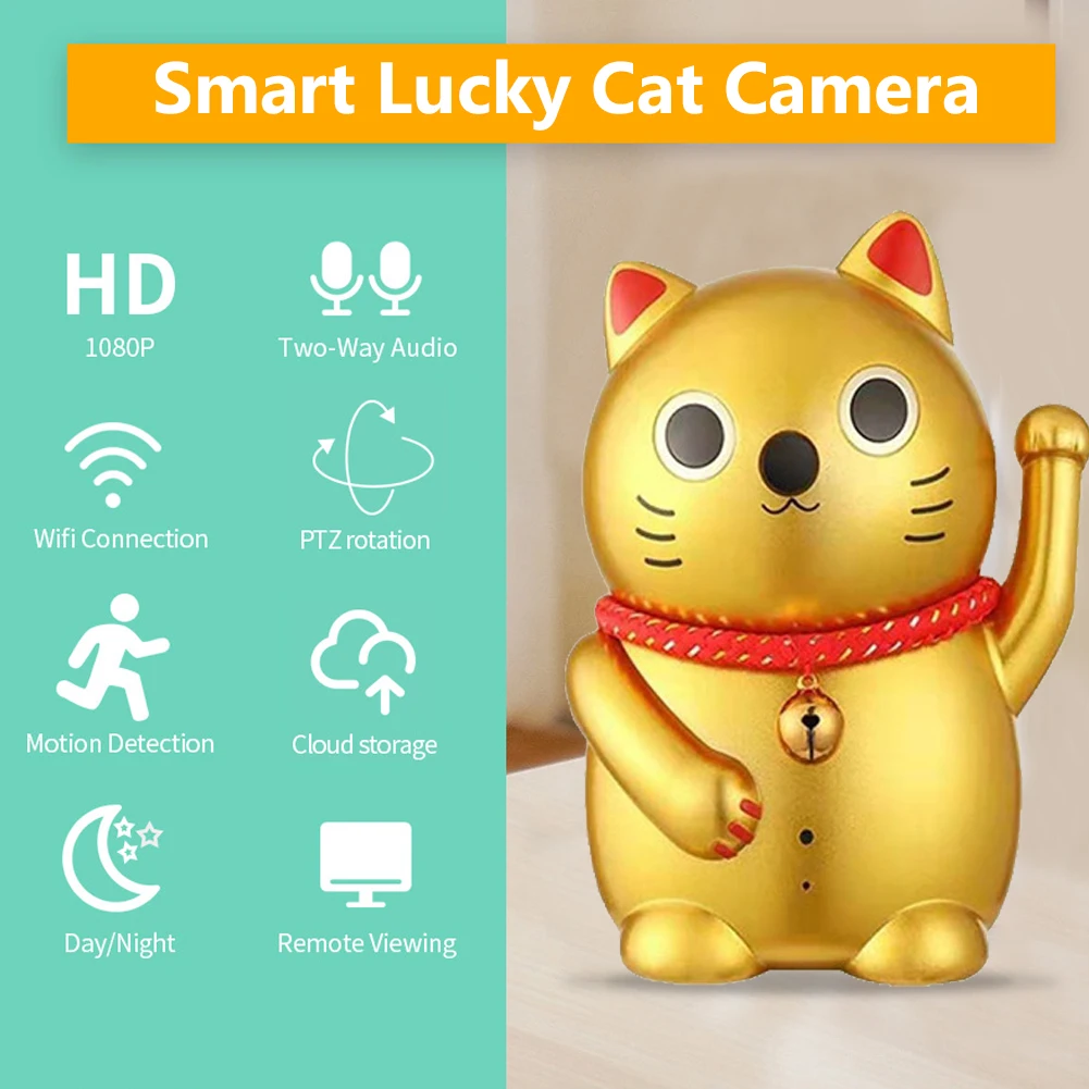 Умная IP камера Tuya 1080P Full HD Wi Fi 2 МП ИК ночное видение обнаружение движения