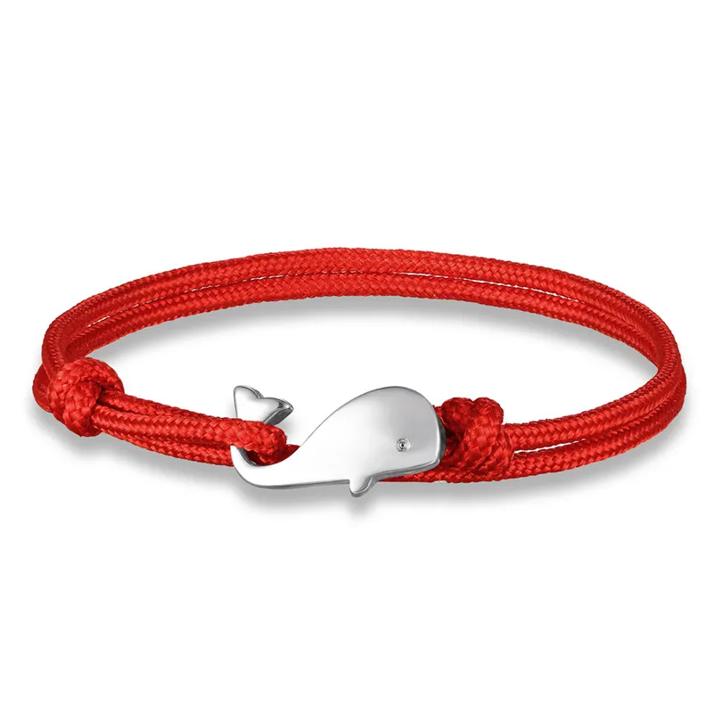 Женский браслет с хвостом милого Кита цепочка якорем подвеска в виде русалки