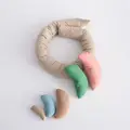 6 PCS/Set Baby Photo Shoot Wheat Donut Posing Props Baby Pillows Ring Newborn Photography Props Basket Filler Fotografia