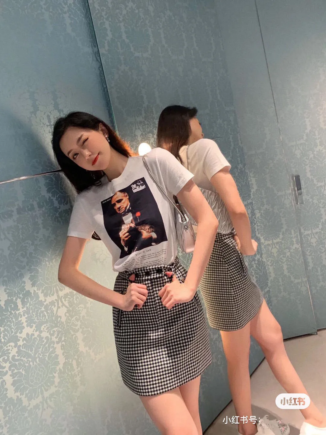 

2021 Summer Fashion Luxury Brand Designer Sexy Package Hip Skirt Women Check Wool Locomotive Wind Half Skirt Elegant Skirts 0610