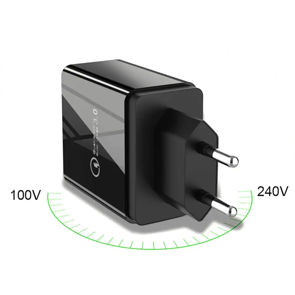 Новое зарядное устройство с 4 портами USB для Samsung/iPhone/Huawei стены мобильный телефон