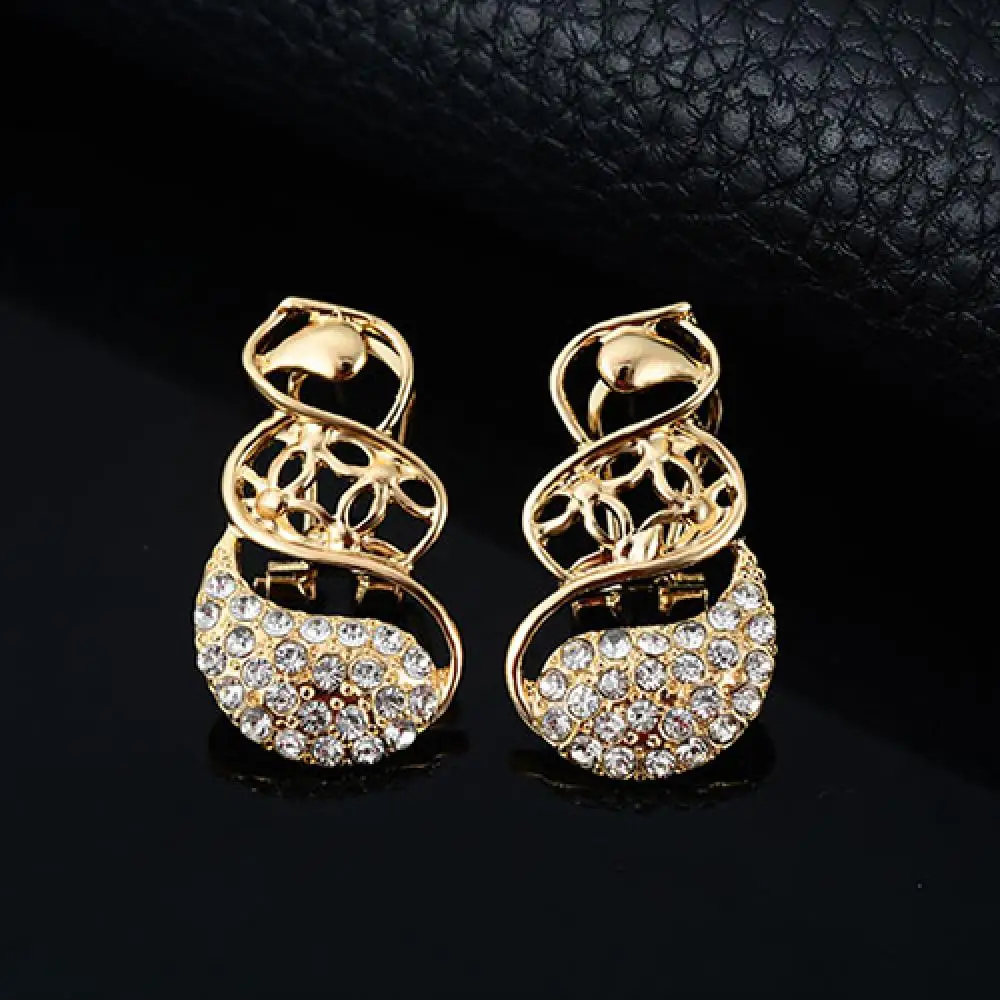 80% горячая Распродажа свадебный подарок Кристалл колье ожерелье серьги браслет