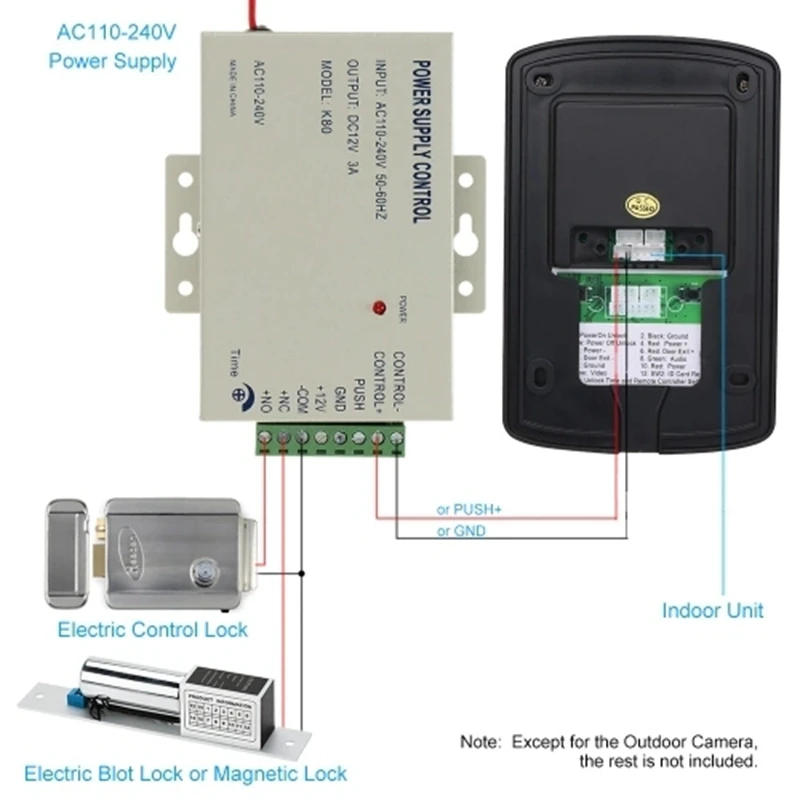 IG-7 дюймовый TFT LCD беспроводной WiFi умный видеодомофон система внутренней связи