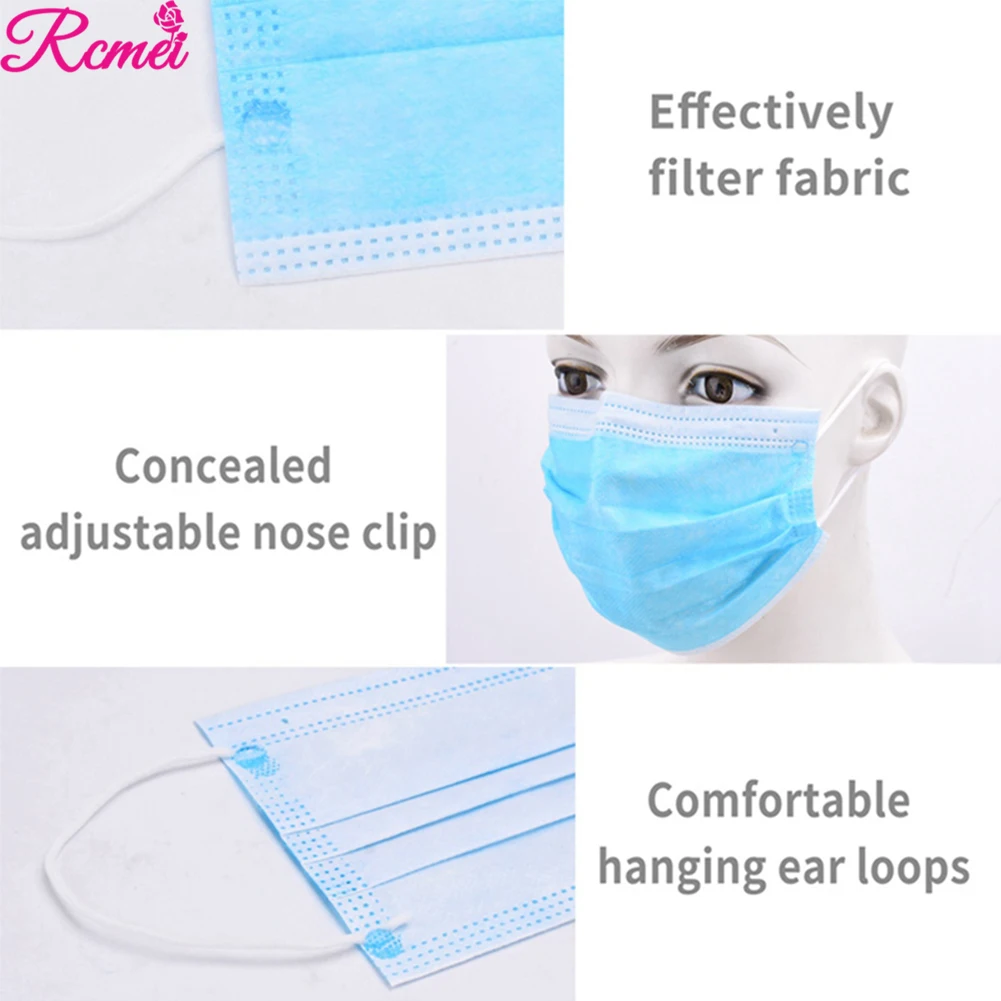 Детские маски для лица 3-слойные одноразовые Earloop полипропилен защиты ваших детей