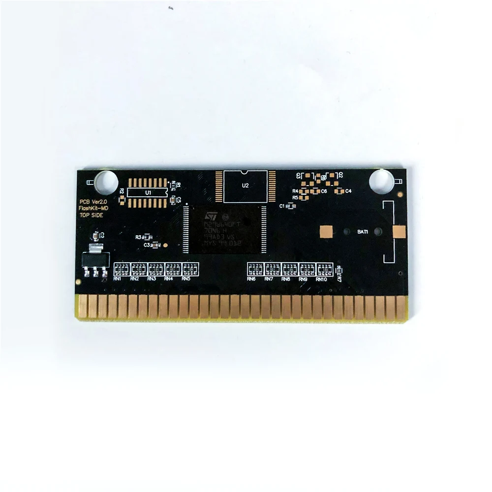 Urban strike - EUR Label Flashkit MD Electroless Gold PCB Card for Sega Genesis Megadrive Video Game Console | Электроника