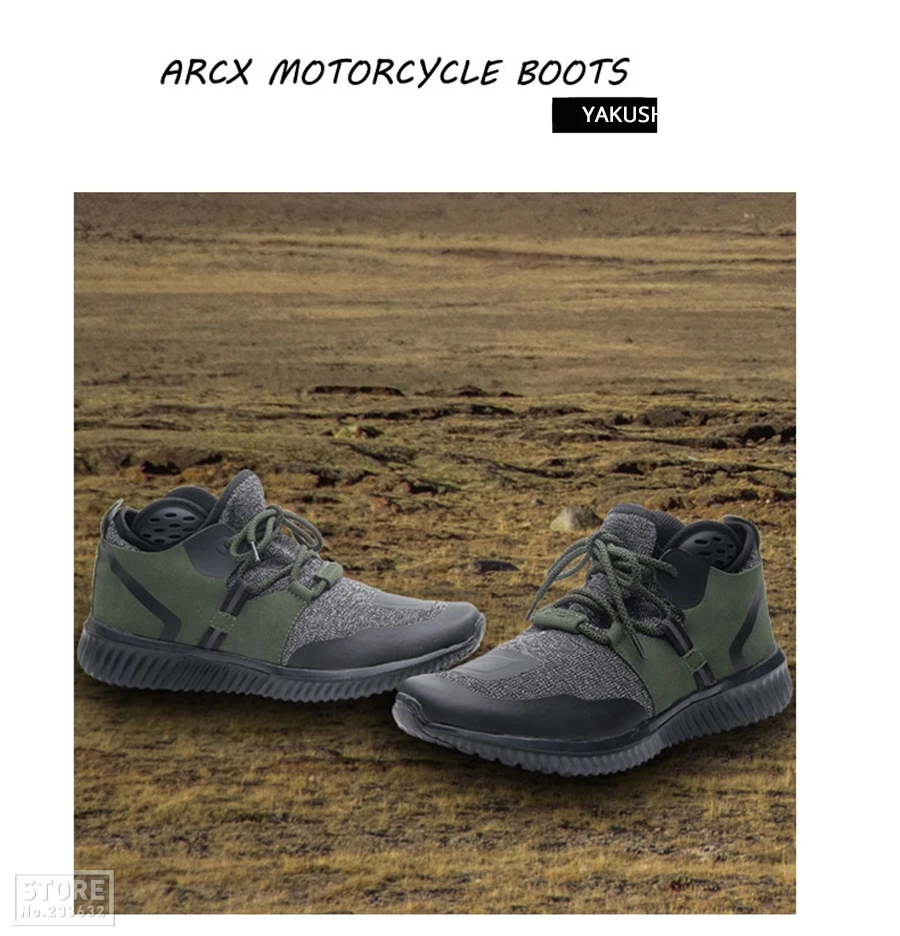 ARCX новые мотоботы Для мужчин летние дышащие мото ботинки мотоциклетная Обувь Мотоцикл Чоппер Cruiser Touring ботильоны