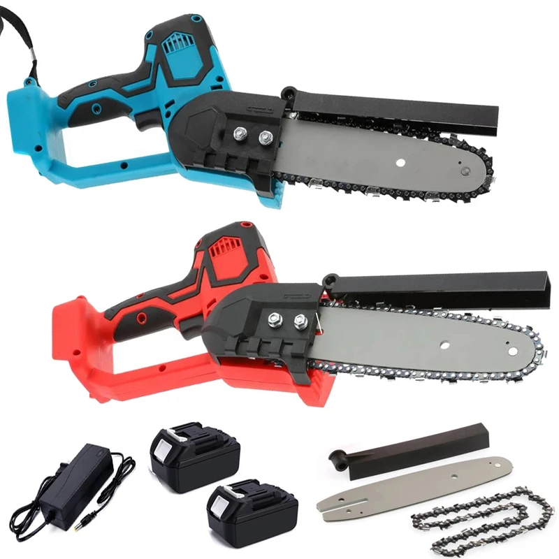 

8 дюймов 1200 Вт Электрическая цепная пила для резки деревянного бесщеточный мотор аккумуляторная батарея для Makita батарея сад деревообрабаты...