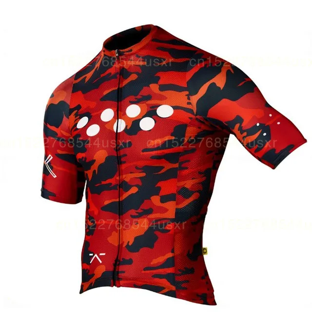 Мужская велосипедная рубашка с коротким рукавом Pedla дышащая камуфляжным принтом