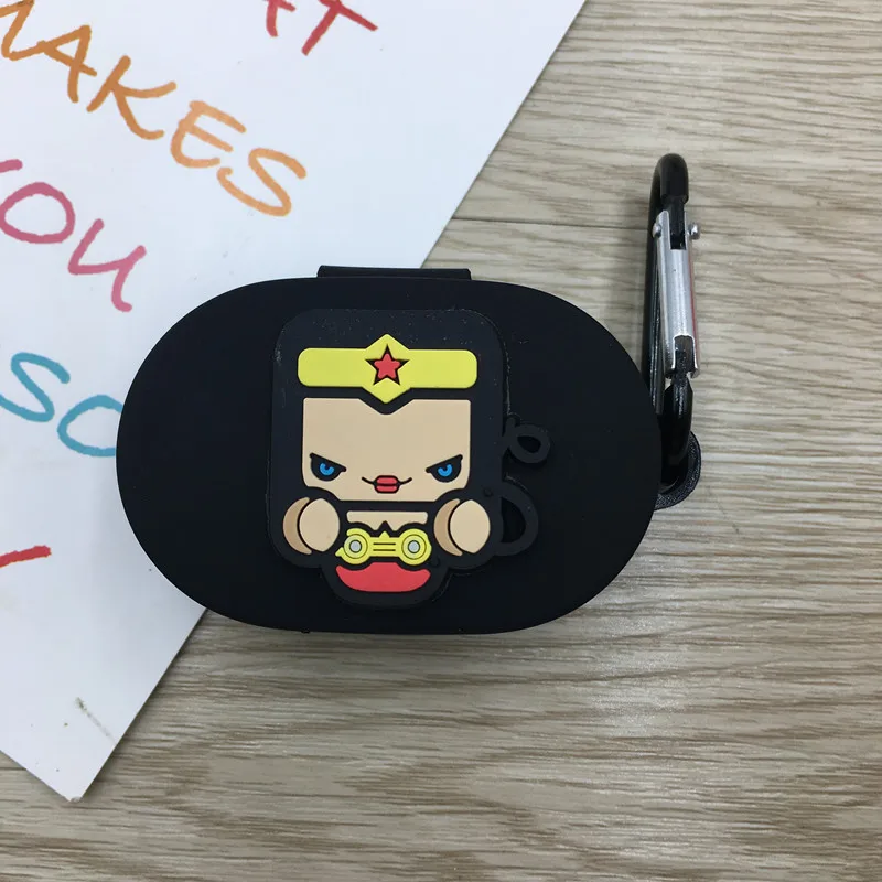 Мультяшный чехол для наушников с крючком для Xiaomi Redmi AirDots, новинка, чехол, беспроводной Bluetooth чехол для наушников, мягкий чехол из ТПУ - Цвет: 3
