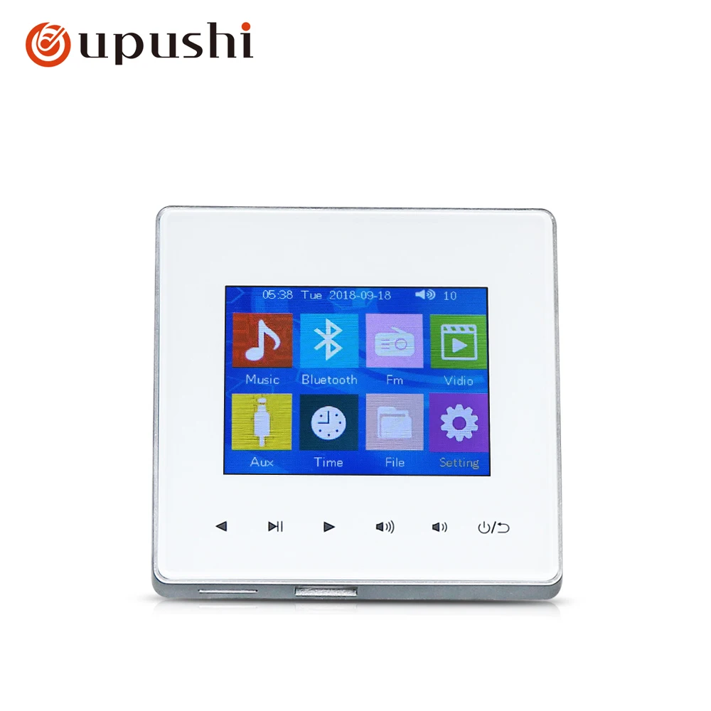 OUPUSHI AG 3 фоновая музыка в стене усилители SD/AUX in/USB музыкальный плеер Bluetooth цифровой