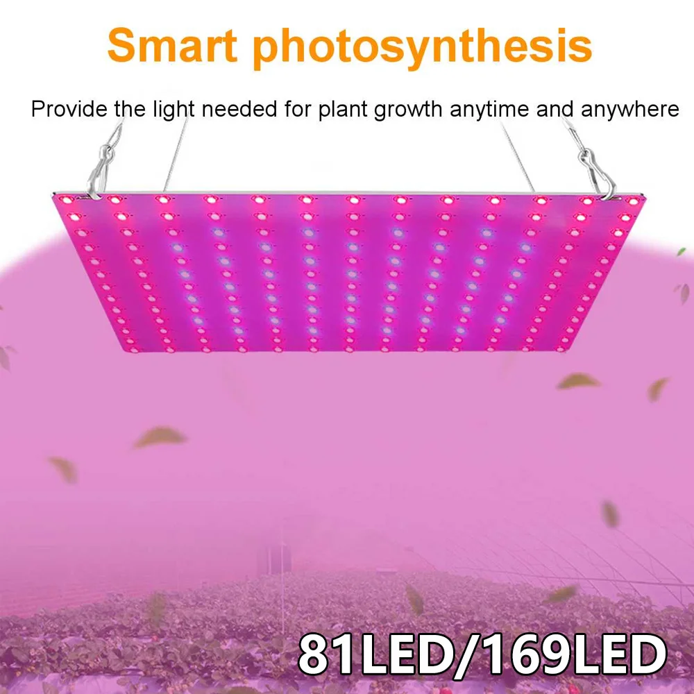 

Светодиодный светильник фитолампа полного спектра, водонепроницаемая лампа для выращивания растений в доме, вилка стандарта Великобритан...