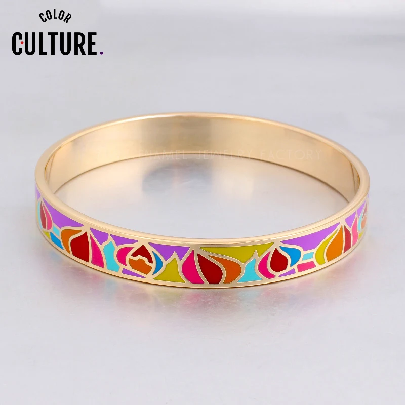 Элегантные классические браслеты винтажный окрашенный браслет из нержавеющей