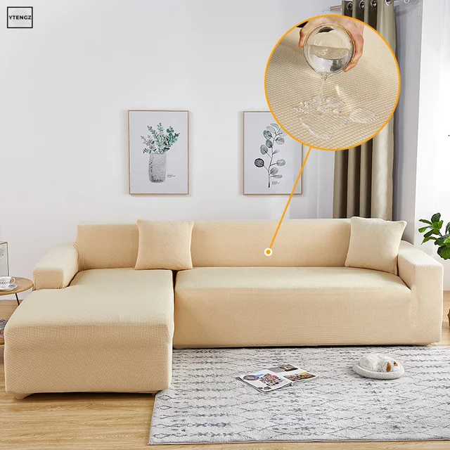 Флисовый чехол для дивана эластичный Водонепроницаемый кушетки нескользящий