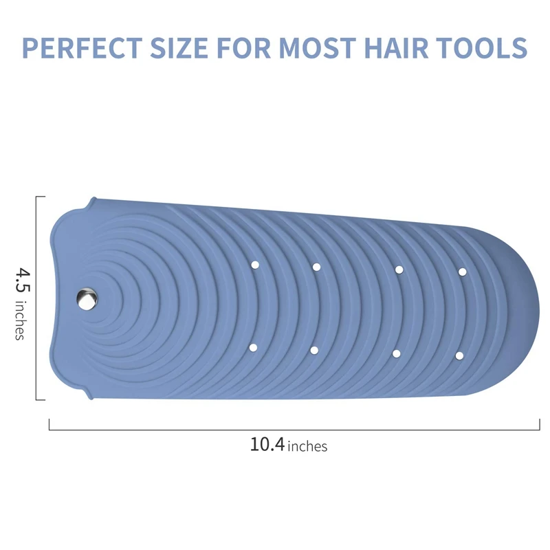 Выпрямитель для волос с чехлом термостойкий Коврик держатель плоского утюга
