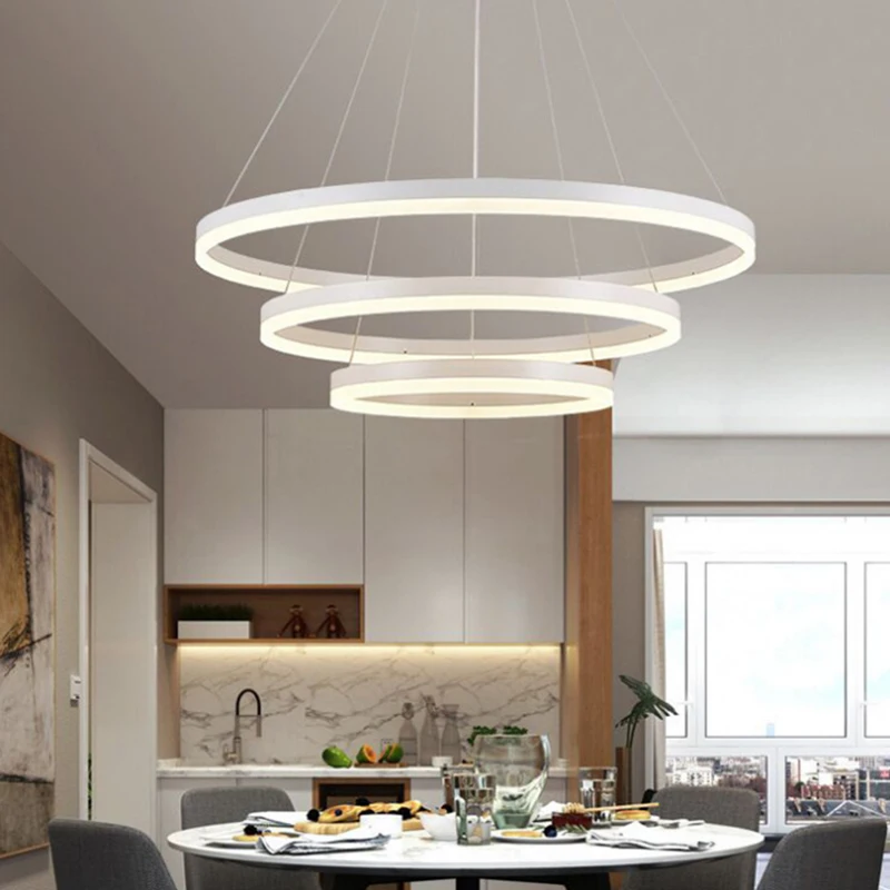 Современная Минималистичная Люстра для гостиной оригинальная алюминиевая