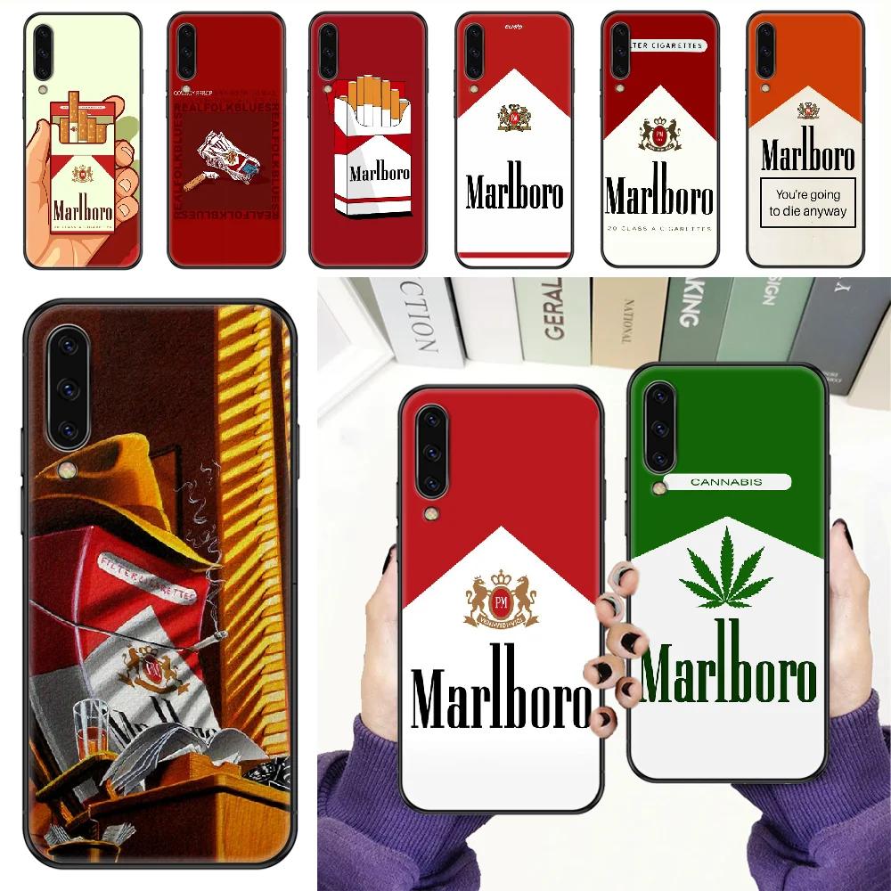 

Brand Cigarette Smokes Phone case For Samsung Galaxy A 3 5 7 8 10 20 21 30 40 50 51 70 71 E S 2016 2018 4G black tpu back soft
