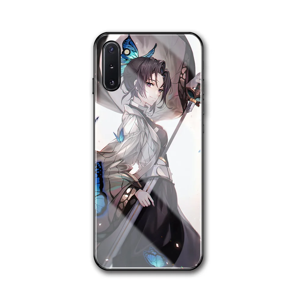 Стеклянная задняя крышка Kimetsu no Yaiba для Samsung S20 Plus чехол Galaxy Ultra A20 A50 A70 A7 A8 2018 |