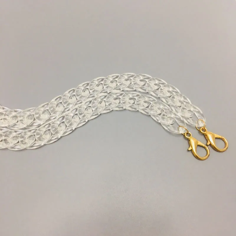 XMESSUN акриловые ремень с цепочкой из пластика Бисса пояс для женщин сумки части