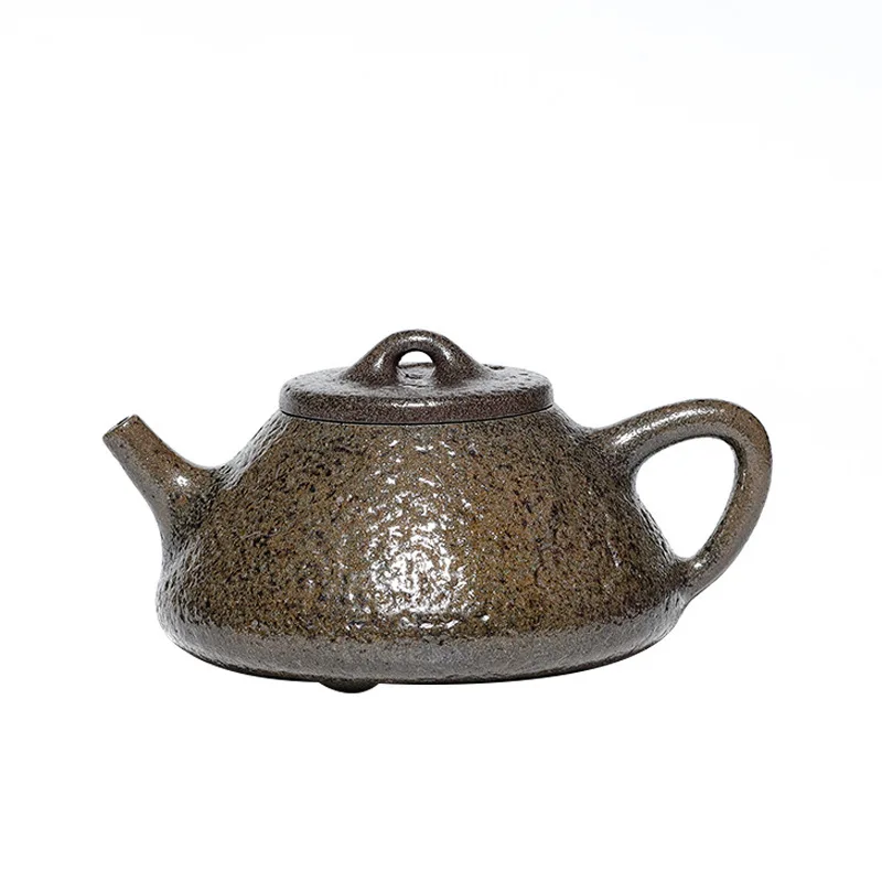 

Yixing Dark-red Enameled Pottery Teapot Pure Full Manual Famous Raw Ore Old Section Mudstone Ladle Pot Infusion Of Tea Kettle