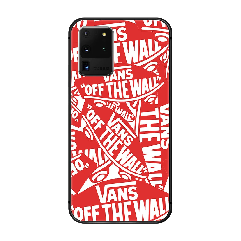 

VANS Phone Case cover hull For SamSung Galaxy S 6 7 8 9 10 20 Plus Edge E 5G Lite Ultra black waterproof art hoesjes soft