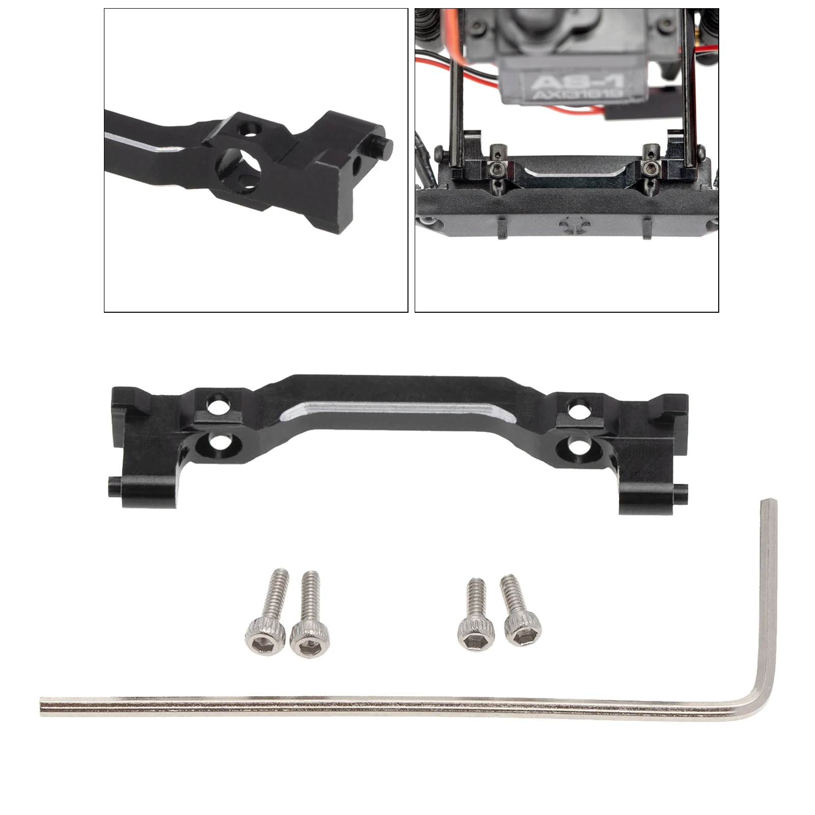

1/24 Scale RC Car Front Bumper Parts for RC Car Axial SCX24 90081