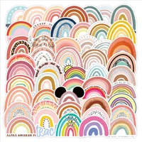 103050pcs colorful rainbow bridge fresh graffiti sticker guitar notebook helmet decoration sticker toy wholesale