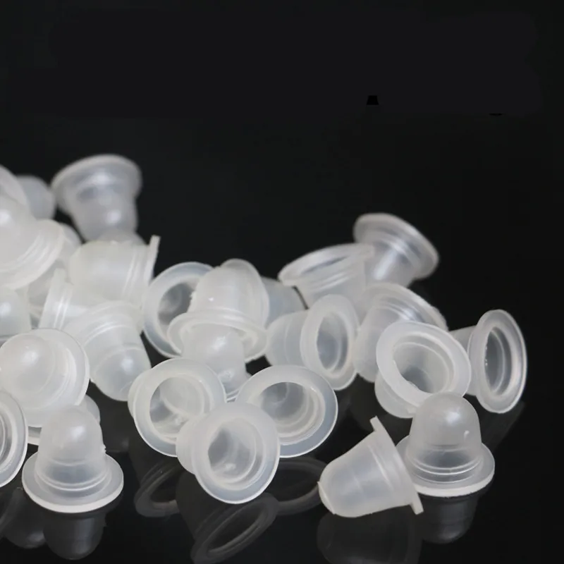 100 шт./лот мягкий колпачок для чернил татуировки пигментный силиконовый