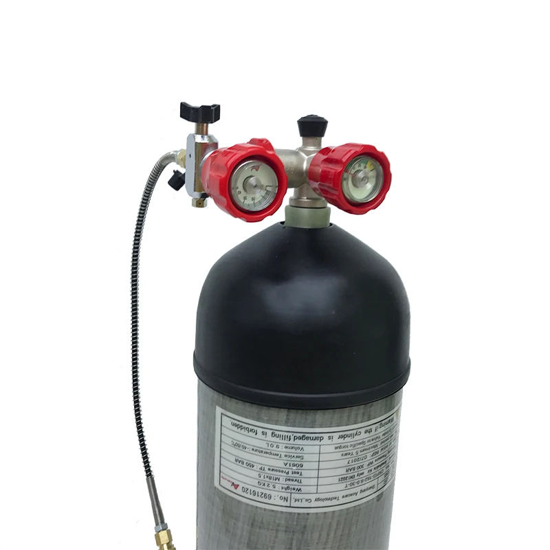 AC10910191 Acecare 9L 4500Psi HAP баллон из сжатого углеродного волокна PCP для съемки
