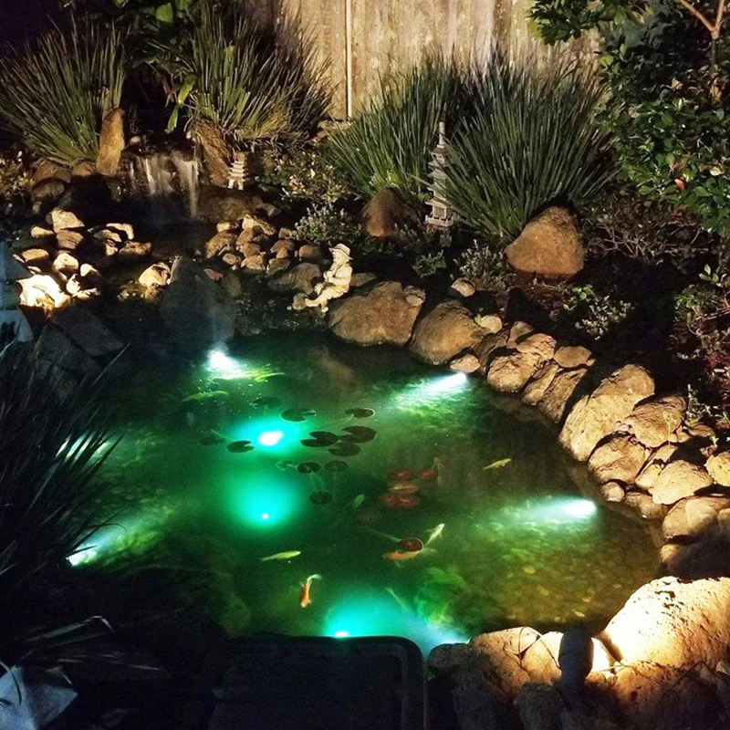 Открытый наземный Llight на солнечных батареях мульти свет IP68 Водонепроницаемый