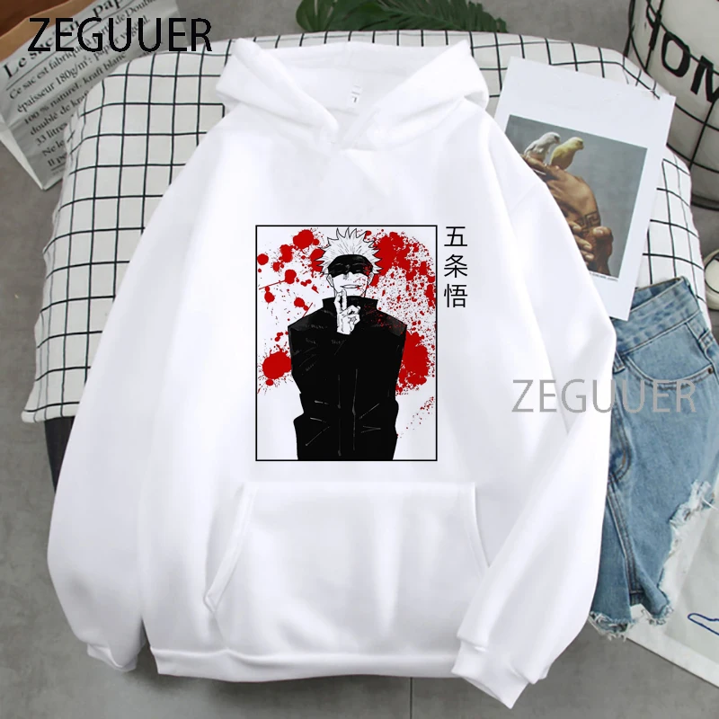 

Женская толстовка с капюшоном, с принтом манги, с длинным рукавом