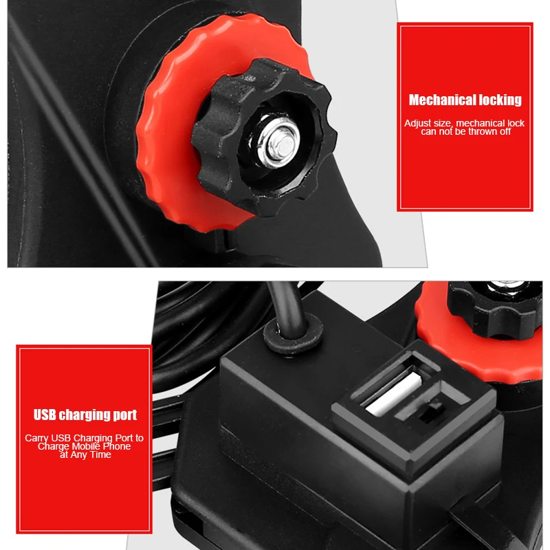 Держатель для сотового телефона велосипеда мотоцикла зарядное устройство с