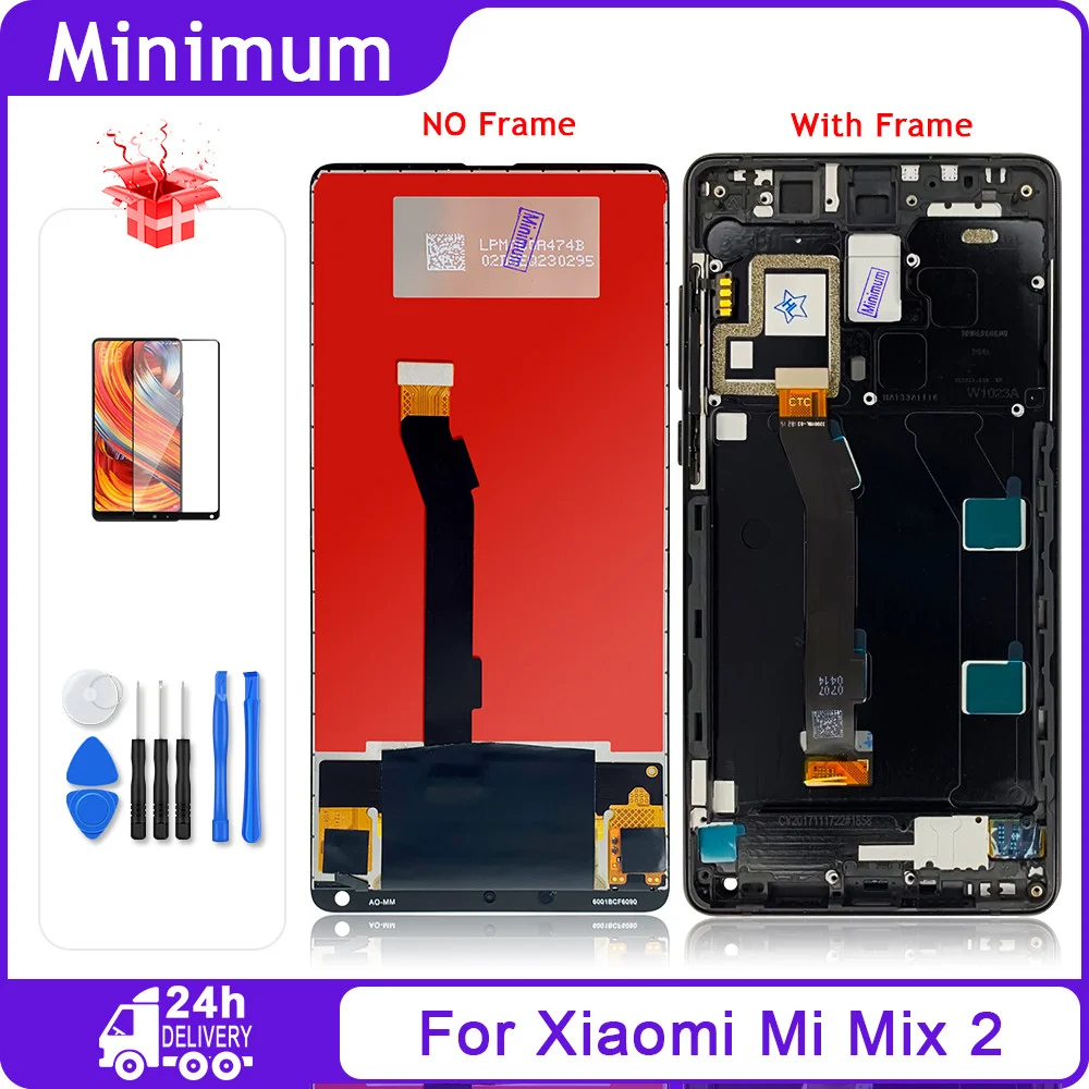 

For Xiaomi Mi Mix 2 2s Mix2 Mix2s 5.99" LCD Display Touch Screen Digitizer Assembly With Frame For Xiaomi MiMix2 MiMix2s