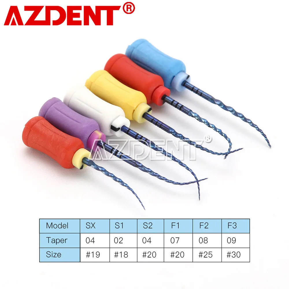 AZDENT 6 шт./кор. зубные эндодонтические нити ручной Применение тепла активированный