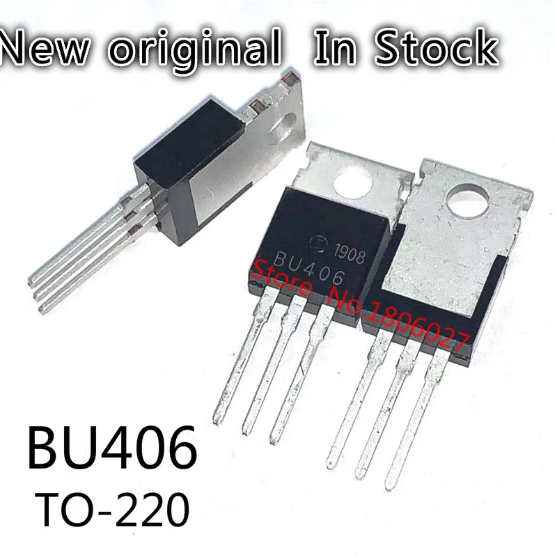 

10 шт./лот BU406 406 7A 200 в низкочастотный транзистор высокой мощности/NPN TO-220