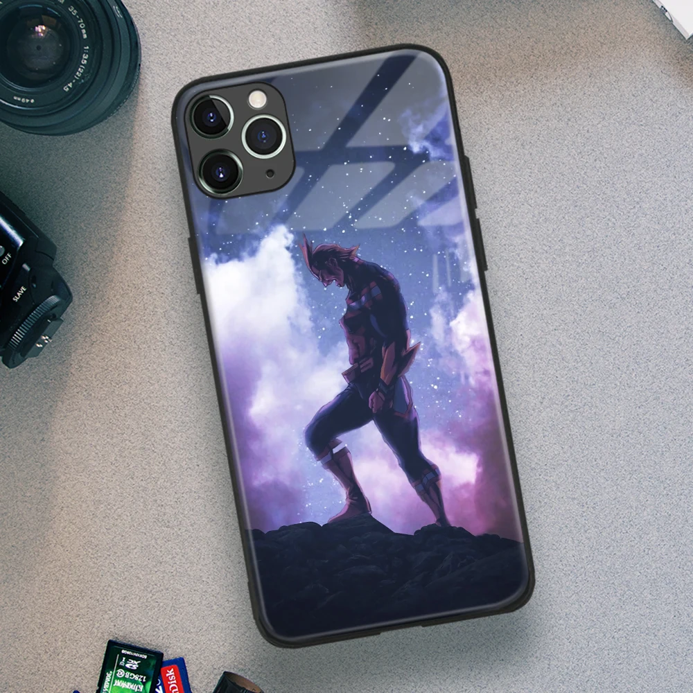 Чехол для телефона из мягкого ТПУ со стеклом IPhone SE 6s 7 8 Plus X Xr Xs 11 12 Mini Pro Max