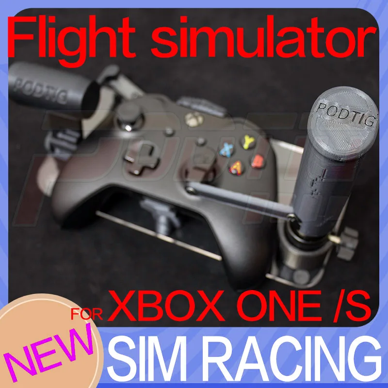 

HOTAS 3D printing for xbox one s game controller Flight simulator MOD JOYSTICK