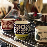 ceramic mug with handle vintage milk coffee cup breakfast water home drinkware kitchen tableware mug %d0%bf%d0%be%d1%81%d1%83%d0%b4%d0%b0 tazas de caf%c3%a9