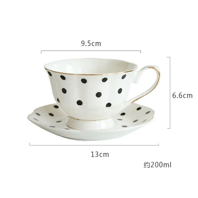 860 мл набор послеобеденного чая чайные горшки кость фарфор волнистая точка