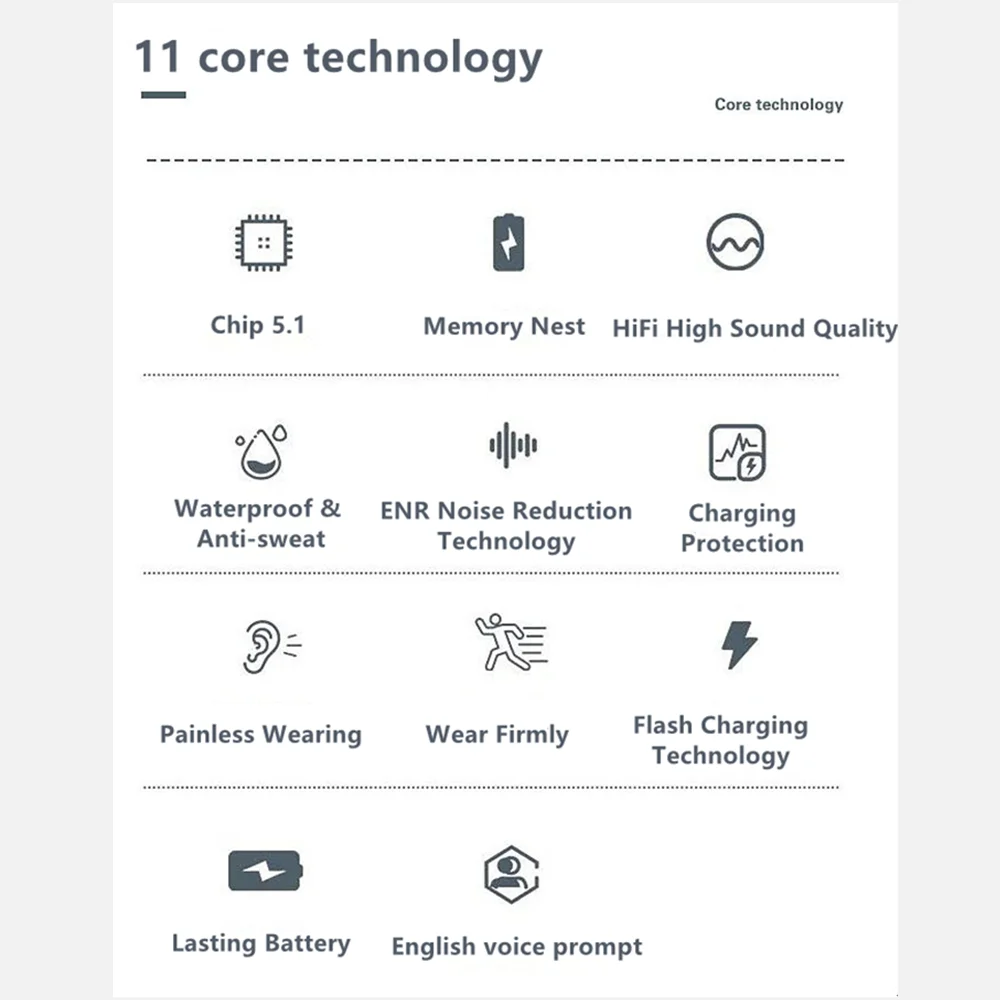Наушники с шейным ободом Bluetooth 5 0 наушники-вкладыши для бега IPX водонепроницаемые