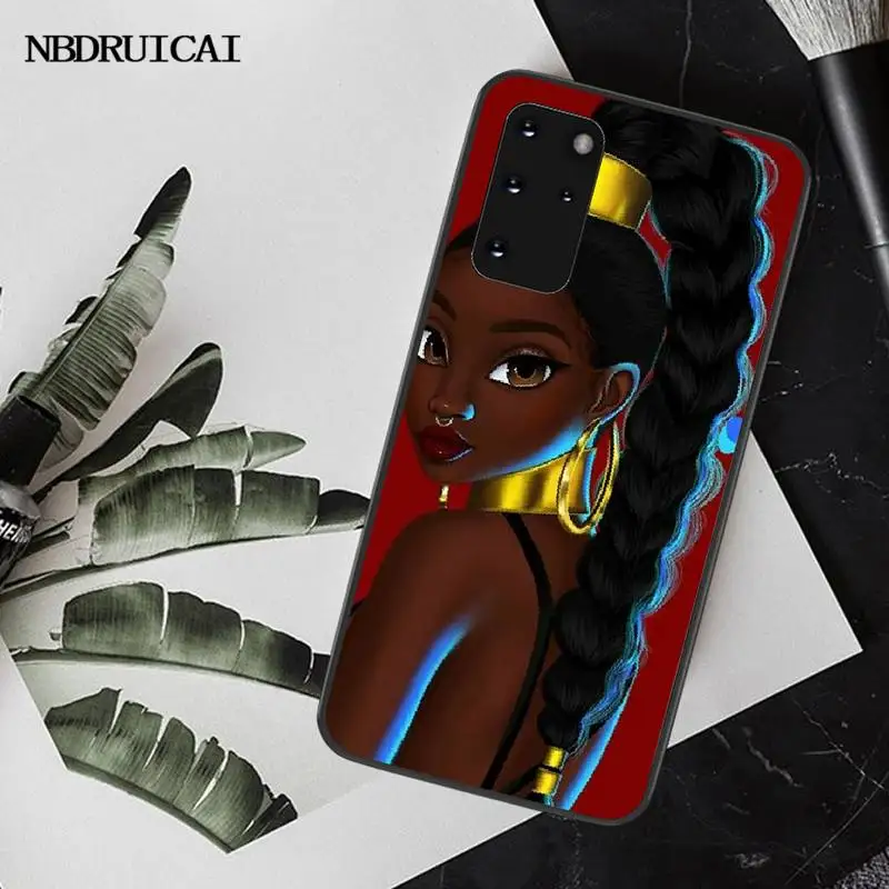 Чехол для телефона с принтом сделай сам PENGHUWAN MELANIN POPPIN Samsung S20 plus Ultra S6 S7 edge S8 S9 S10
