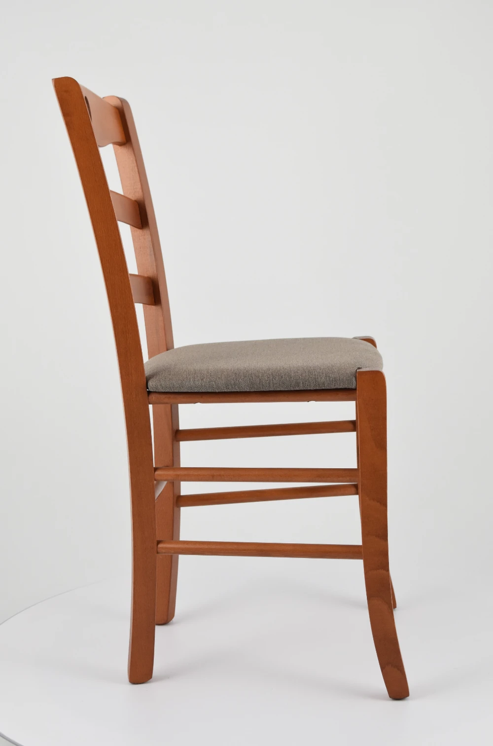 Стул Tommychairs для кухни и бара деревянный каркас из бука вишневого цвета сиденье с