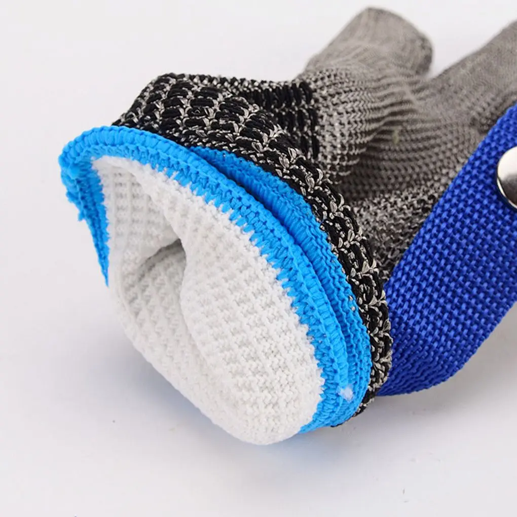

1PC L/XL Safety Anti Cut Gloves Kitchen Cut Resistant Gloves for Fish Meat Cutting Safety Gloves