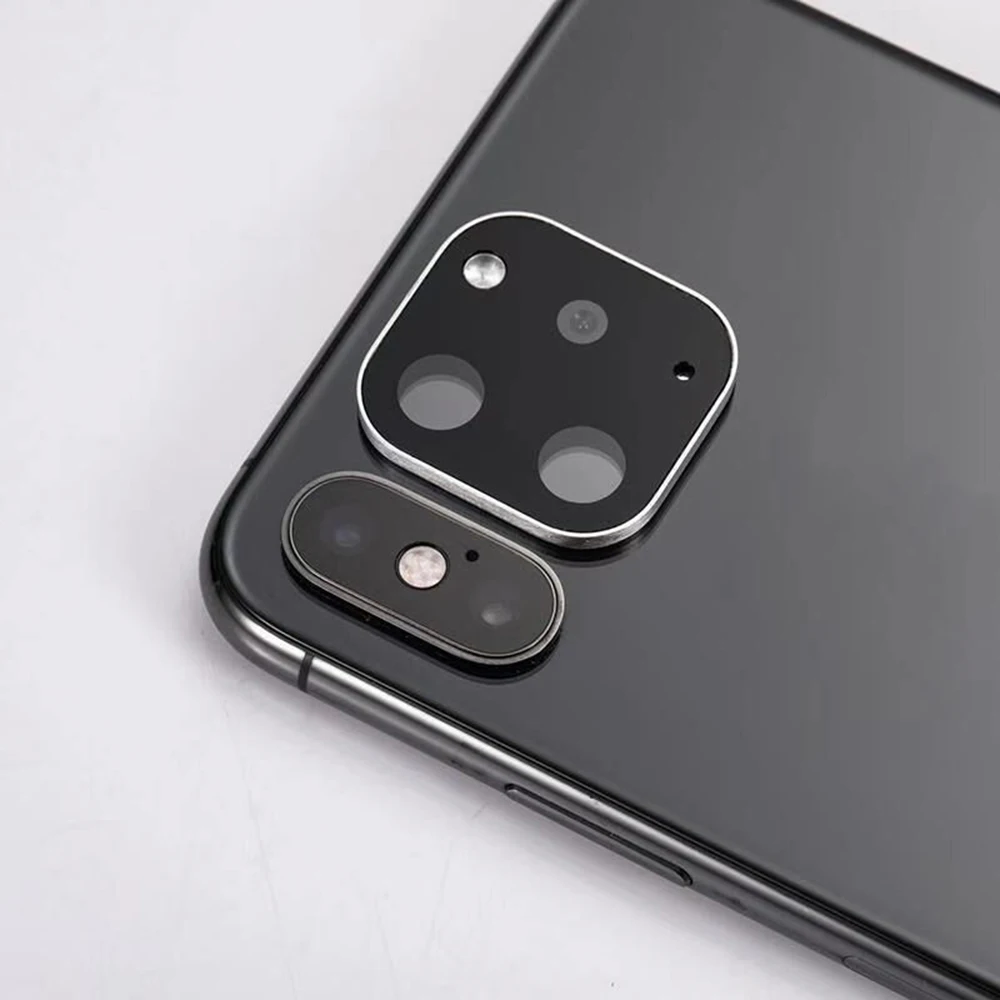 Алюминиевый чехол для телефона с объективом камеры для IPhone 11, защитное кольцо для IPhone X XS MAX, защитный чехол для камеры