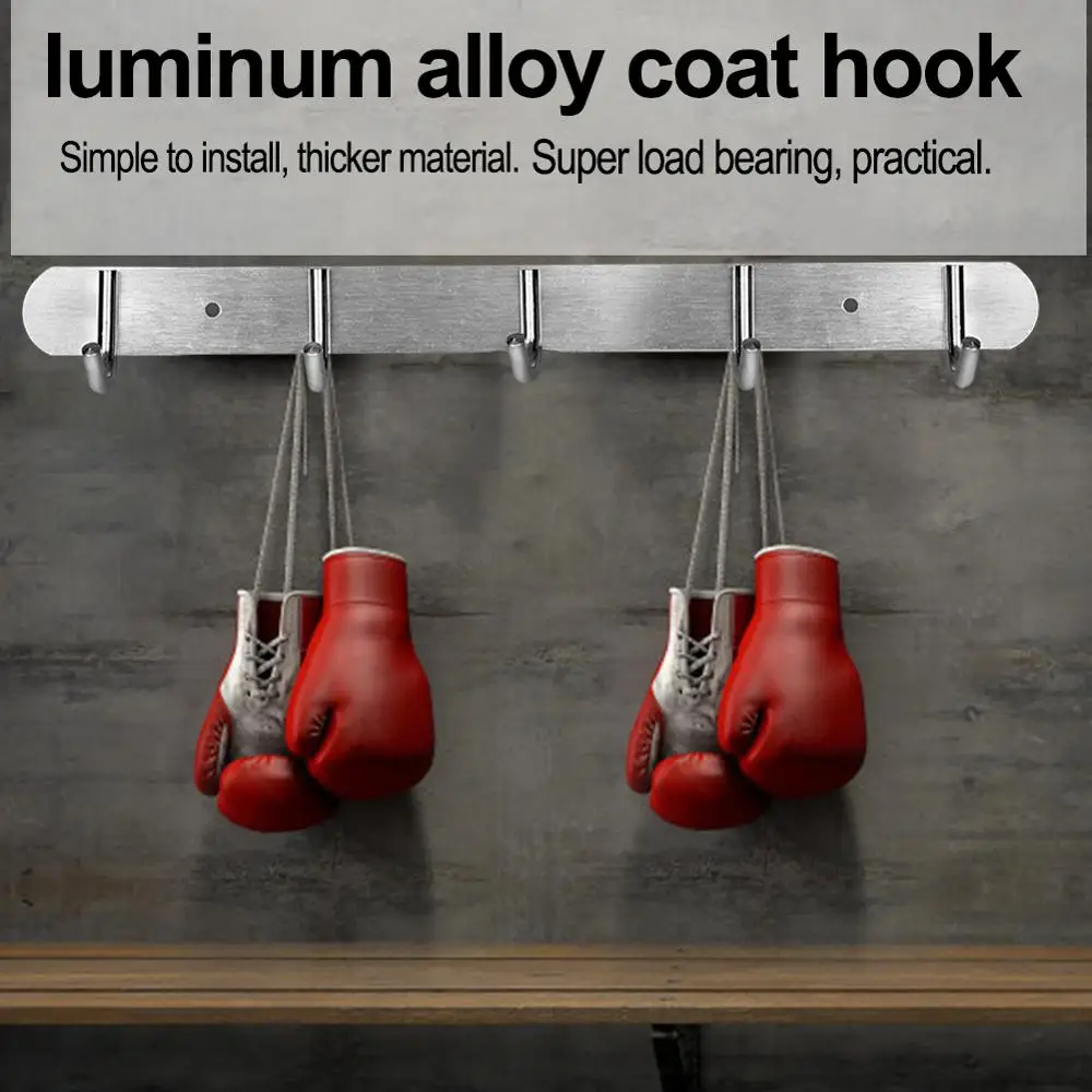 

3/4/5 отверстия, настенные крючки, самоклеющиеся, для дома, кухни, настенные двери, пальто, одежда, полотенце, шляпа, ряд крючков, вешалка